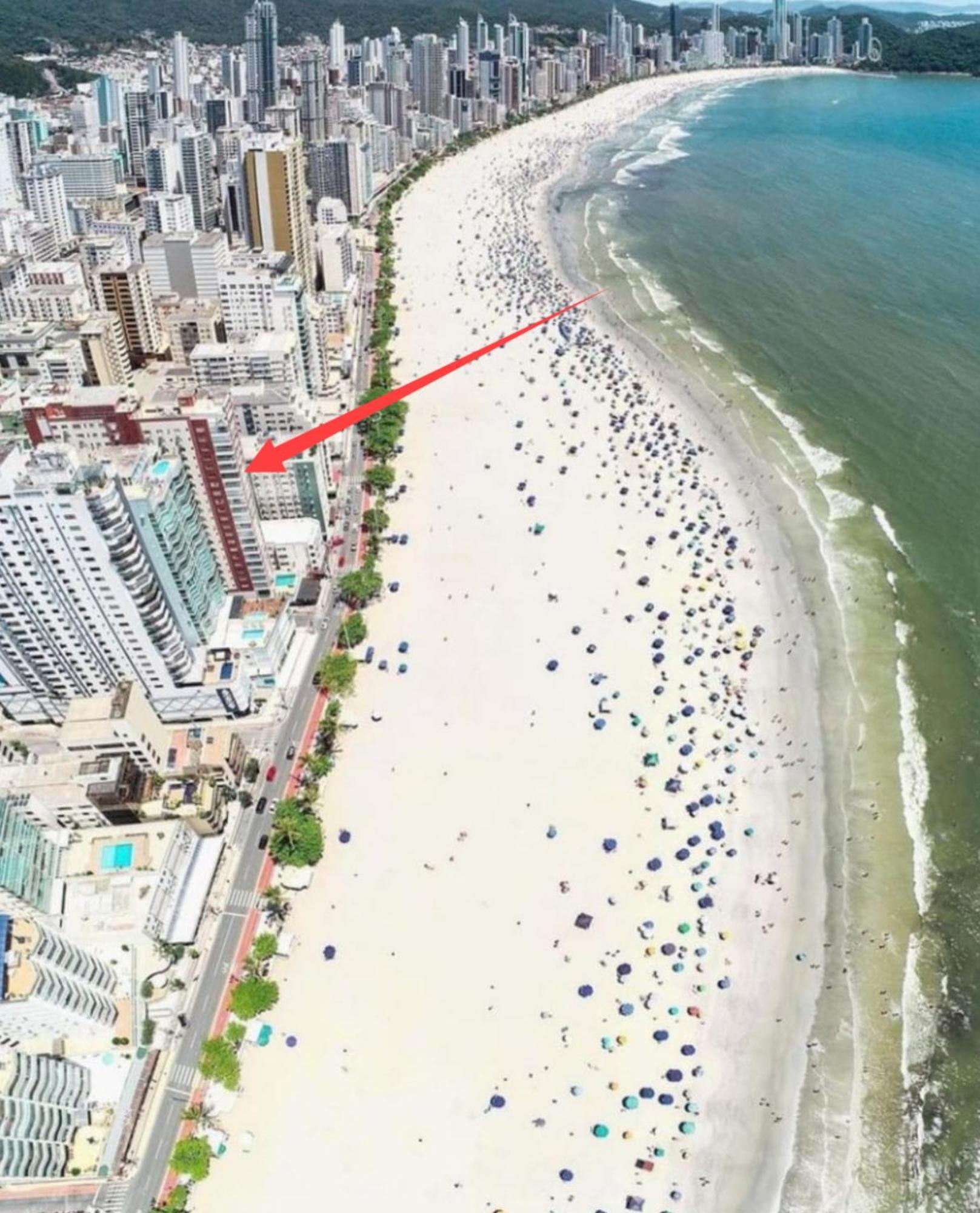 Apartamento Vista Mar - Pe Na Areia Balneário Camboriú Eksteriør billede